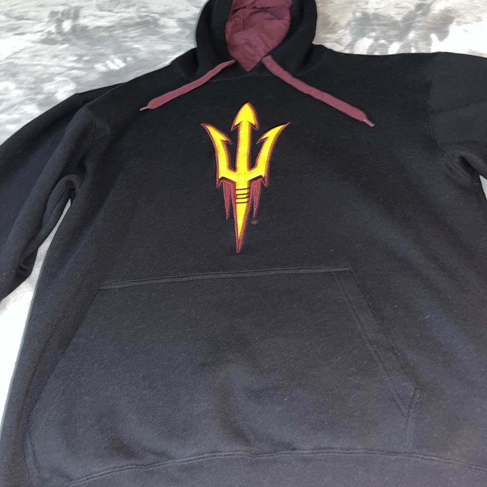 ASU Arizona State Black hoodie sweatshirt‎ size Small
